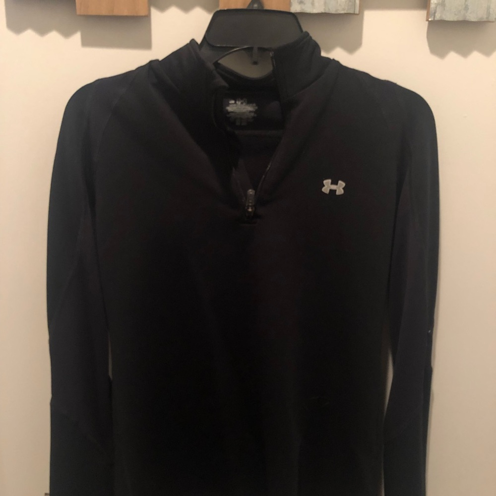 Black Under Armor Quarter ZIP
